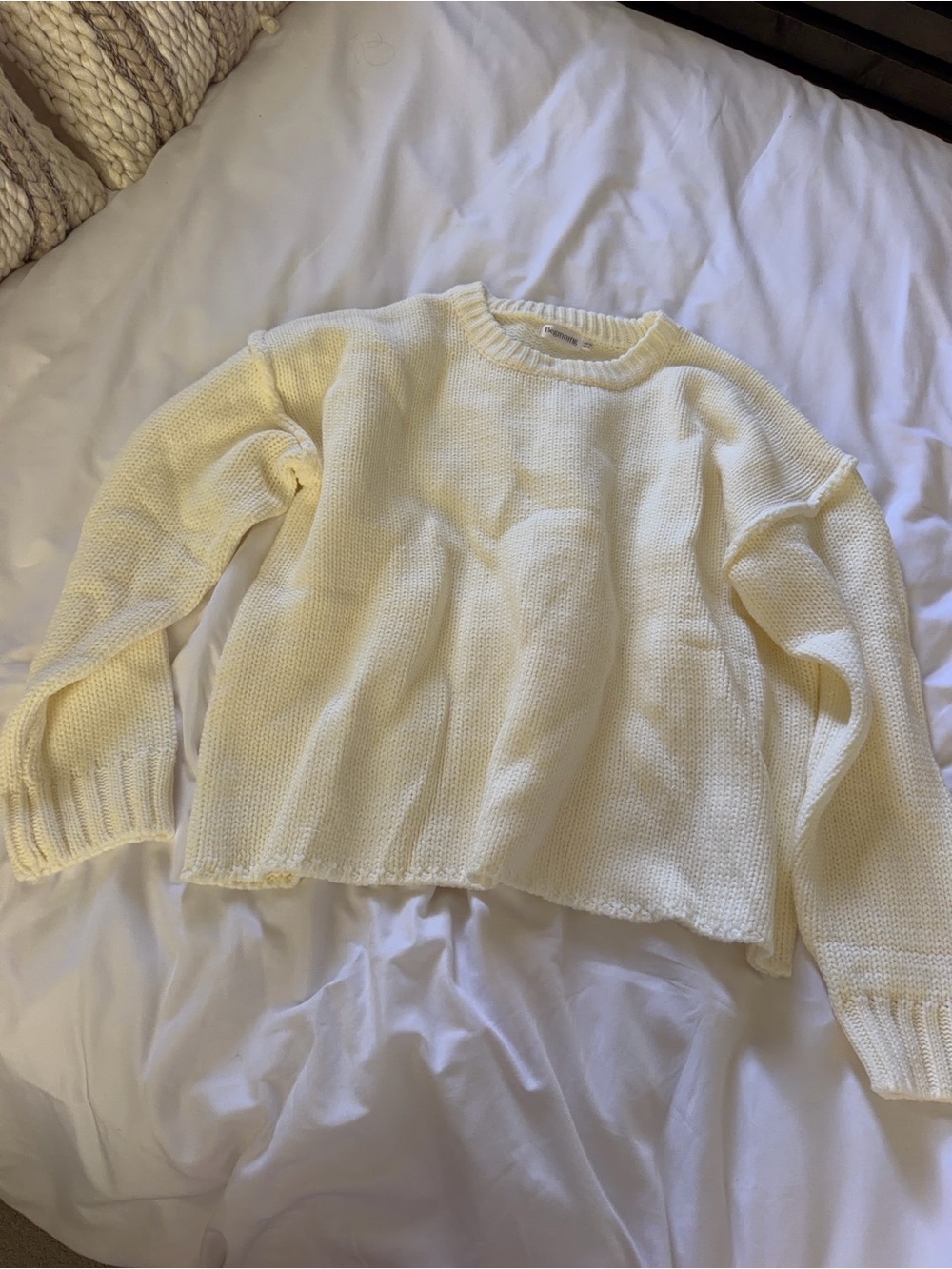 Beginning Boutique Cream Sweater